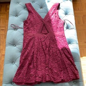 Free people burgundy/purple dress